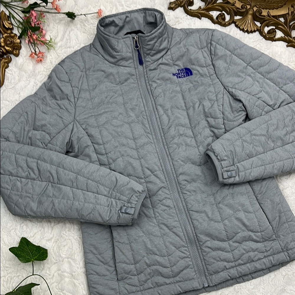 Gray North Face Jacket
